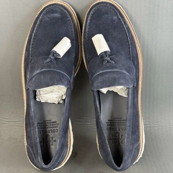 Cole Haan Men\'s American Classics chunky Suede Tassel Loafer size 13 main image 4